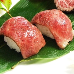 神戸牛のあぶり握り