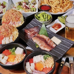 下町もんじゃ鉄板焼きぴんぞろ 平井店のコース写真