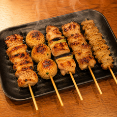 焼き鳥の盛り合わせ5本盛り