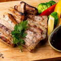 料理メニュー写真&nbsp;炭焼の国産ポークステーキ