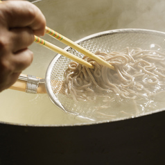 茹で上げお蕎麦が付いたセットがお勧めです！