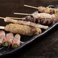 料理メニュー写真&nbsp;串焼5種盛り (秘伝のタレ/塩)