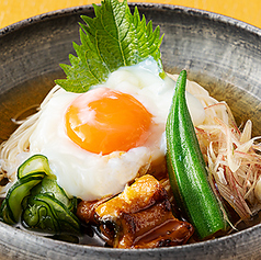 九州産活鰻と夏野菜のソーメン