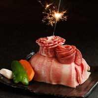 A5ランクのお肉を使用した究極の肉ケーキを実現！