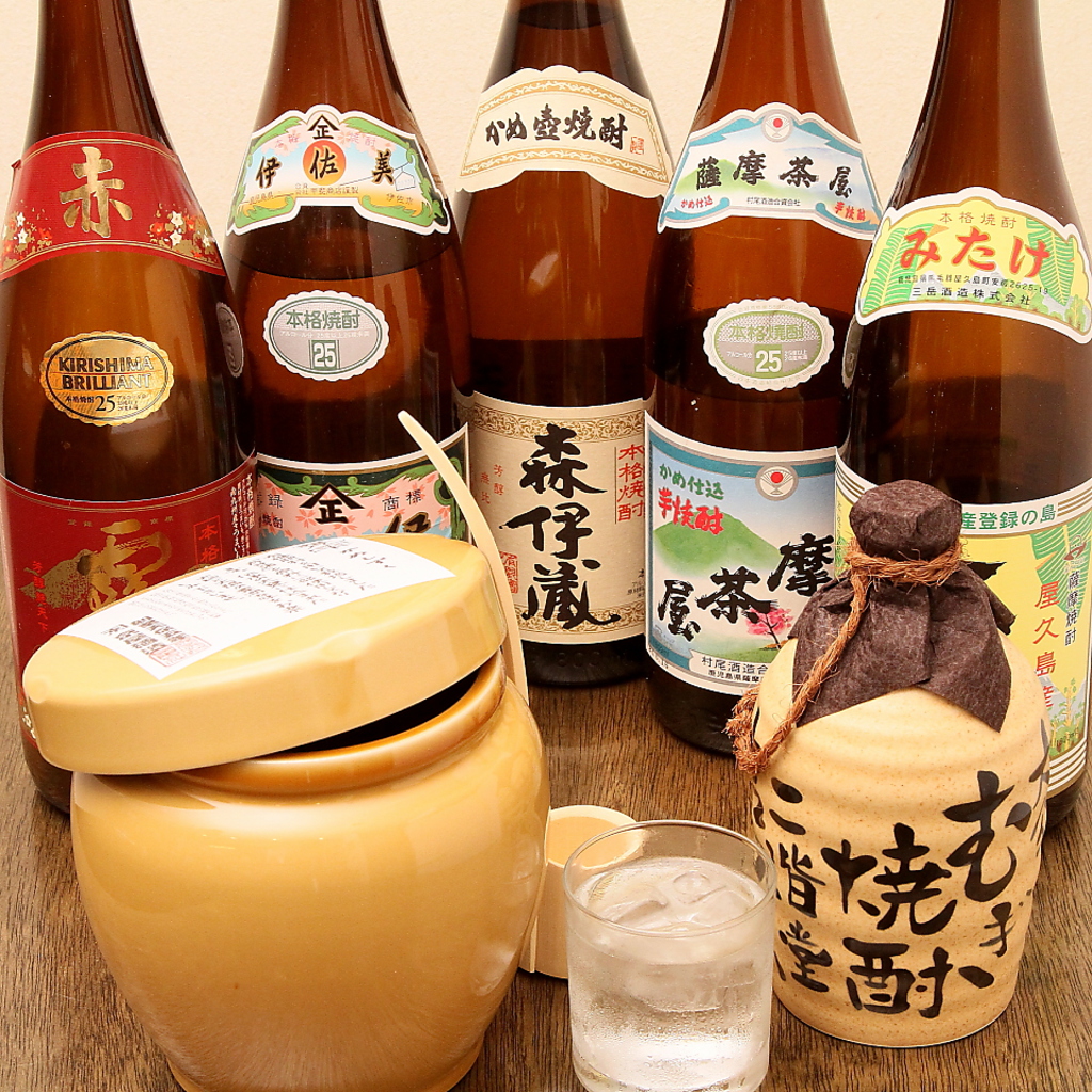 焼酎・日本酒は数多く取り揃えております☆