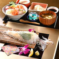 料理長が厳選した新鮮な食材を使用した絶品海鮮！