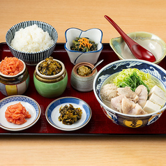 朝の博多とり汁定食