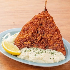 どぶ漬大アジフライ