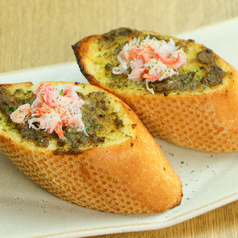 かにみそガーリックトースト（2個）