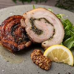 山ゆりポークの炭焼きポルケッタ