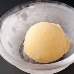 和風バニラアイス/オレンジシャーベット 各