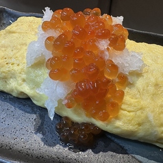 だし巻き玉子いくら乗せ