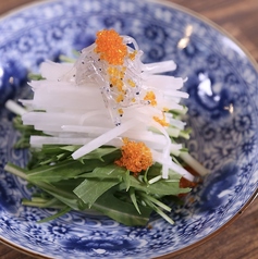 大根とネギのしらすサラダ