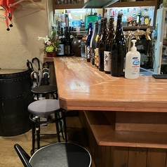 カウンター席のいいところはなんといってもキッチンのすぐ近くなこと！