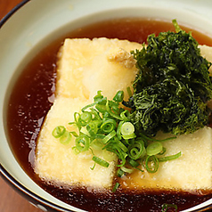 地鶏出汁の厚揚げ豆腐