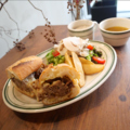 料理メニュー写真&nbsp;フレンチディップサンドイッチランチ スープ付