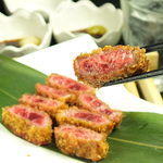お店の名物「トロかつ」１口食べればやみつきになる味です。