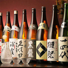 店長厳選の日本酒を多数取り揃えております♪