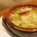 料理メニュー写真 しらうおとロマネスコのアヒージョ