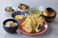 ゴマだれ香る鯛飯とごちそう天麩羅で味わう極上晩酌定食