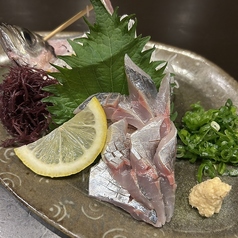 鯵の姿造り