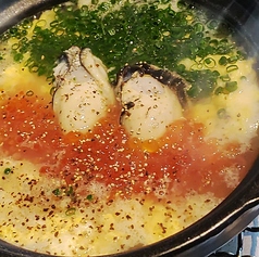 牡蠣とイクラの玉子雑炊