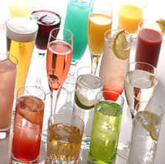 ワイワイ盛り上がりたい時に嬉しい飲み放題をご用意♪