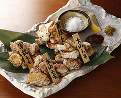 軍鶏と大山地鶏の食べ比べ