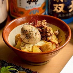 自分で作るポテサラ 麻辣肉味噌