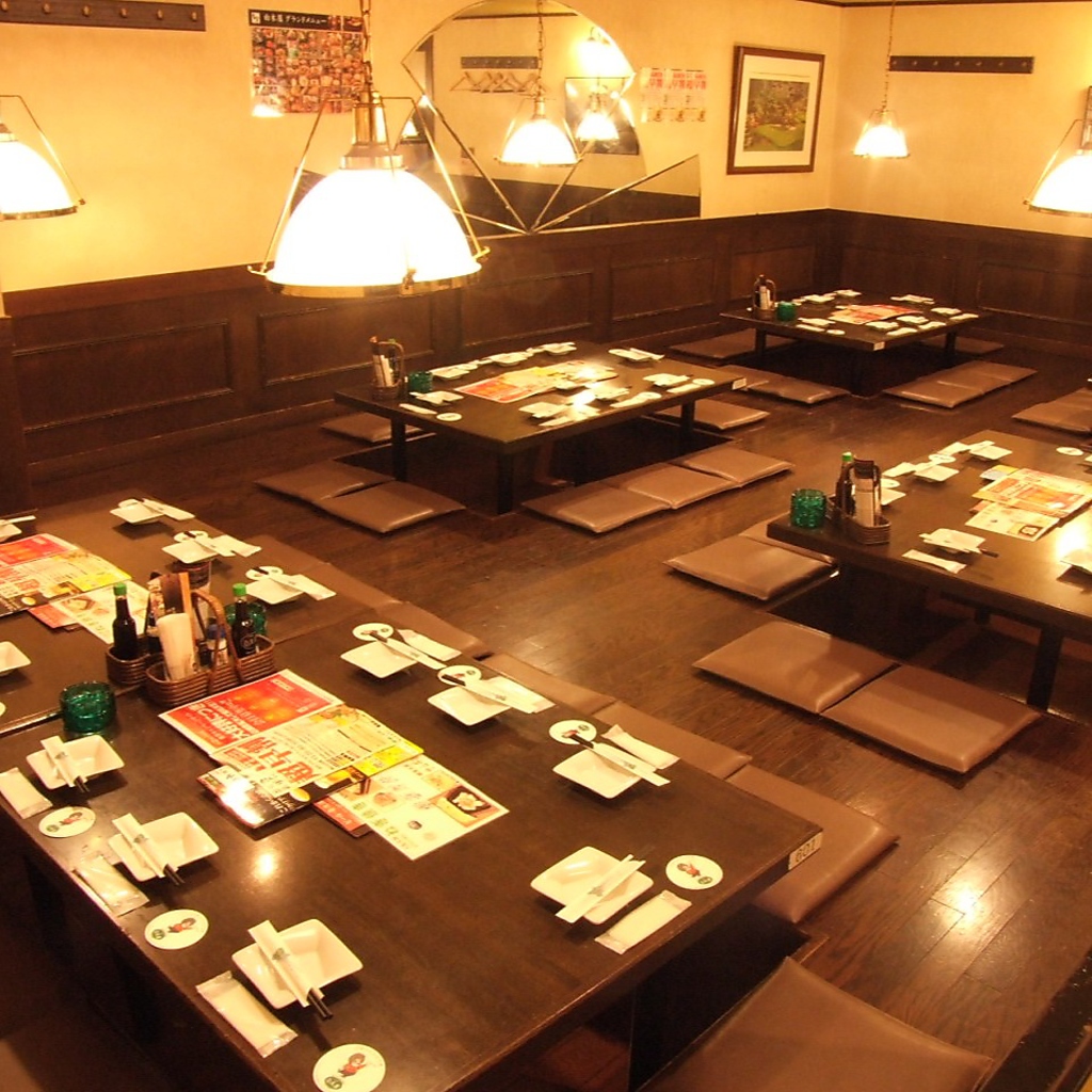 会社宴会など大人数様でもゆったりお寛ぎ頂けるお座敷席もご用意☆※写真は系列店
