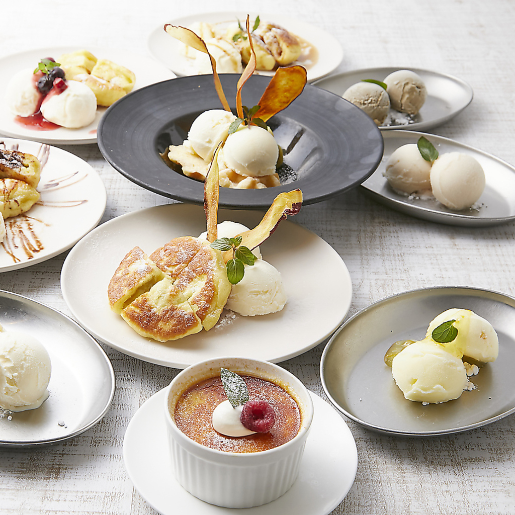 デザートも充実。ホットクにブリュレも復活♪