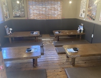 大型宴会が可能な掘りごたつ式のお座敷完備