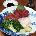 料理メニュー写真&nbsp;〇馬刺三種盛