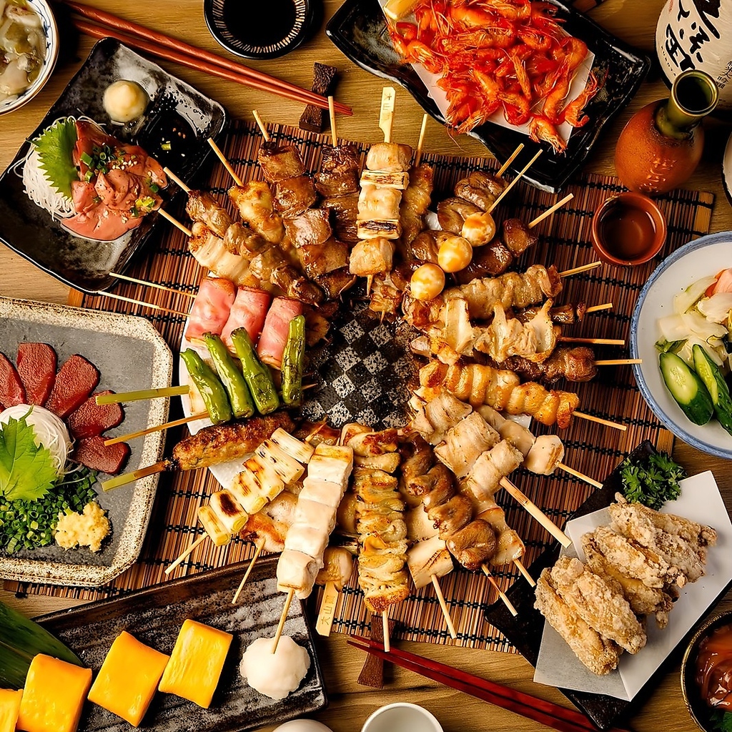 誕生日・個室・飲み放題・亀戸・焼き鳥・完全個室・鉄板・貸切・餃子