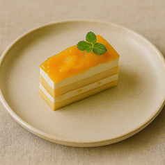 りんごと桃のケーキ（ドリンク付き）