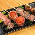 料理メニュー写真&nbsp;ベーコン巻き串