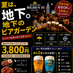 英国風バルBIGBEN ビッグベンのコース写真