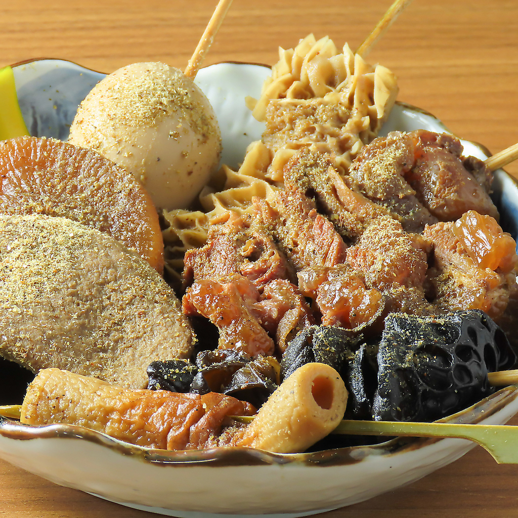 居酒屋喜一の名物は黒おでんです♪