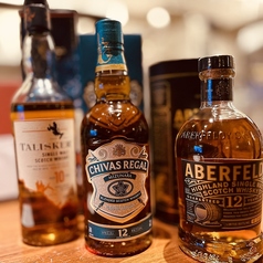 厳選されたウイスキー！