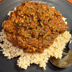 お酒で煮詰めたカレー