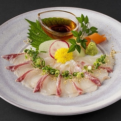 真鯛の塩ごま油刺し