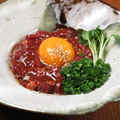 料理メニュー写真&nbsp;馬桜ユッケ