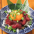料理メニュー写真&nbsp;桜ユッケ