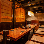 落ち着く木造の店内は最大50名様迄宴会OK!!人気の掘りごたつでくつろげます☆