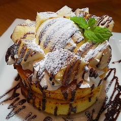チョコバナナパンケーキ