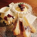 料理メニュー写真&nbsp;安納芋＆バニラアイス添え