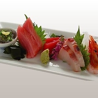 刺身盛りご注文は一人前から♪