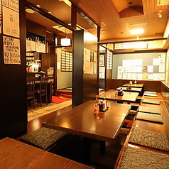 掘りごたつ席は最大25名様まで。