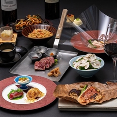 鉄板和食とワイン 萬鉄のコース写真
