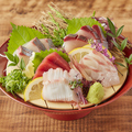 料理メニュー写真&nbsp;名物さしもり　鮮魚5種